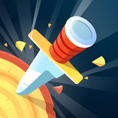 Knife Hit MOD APK — Много денег и все ножи разблокированы