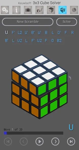 Взлом 3x3 Cube Solver — Все подсказки разблокированы — скриншот 4