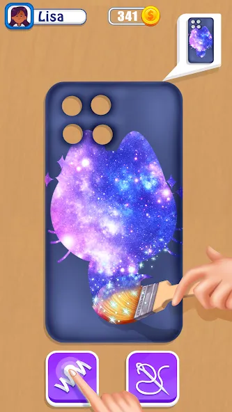 Скачать Phone Case DIY Mobile Games — Модификация Много денег — скриншот 2