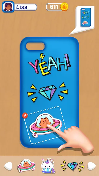 Скачать Phone Case DIY Mobile Games — Модификация Много денег — скриншот 4