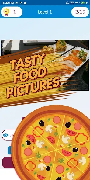 Скачать Guess food games (Мод: Всё открыто) на Андроид — скриншот 4