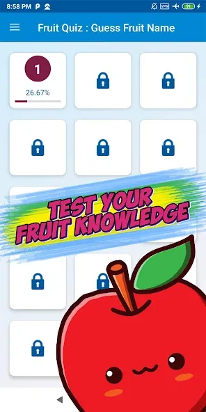 Скачать Guess the fruit name game с модом — Все уровни открыты — скриншот 2