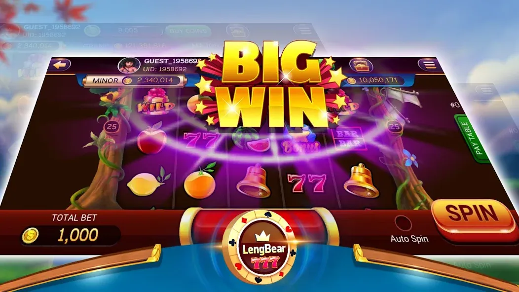 Скачать LengBear 777 - Khmer Games — Последняя версия (Много денег) — скриншот 3