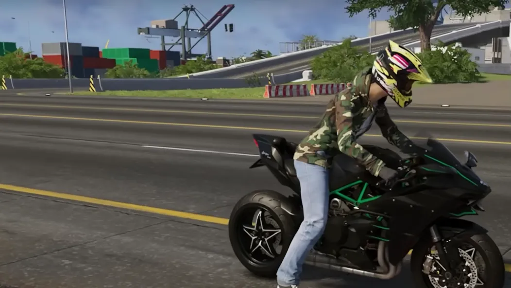 Скачать Kawasaki Ninja H2r Games 3D на телефон — Много денег — скриншот 5