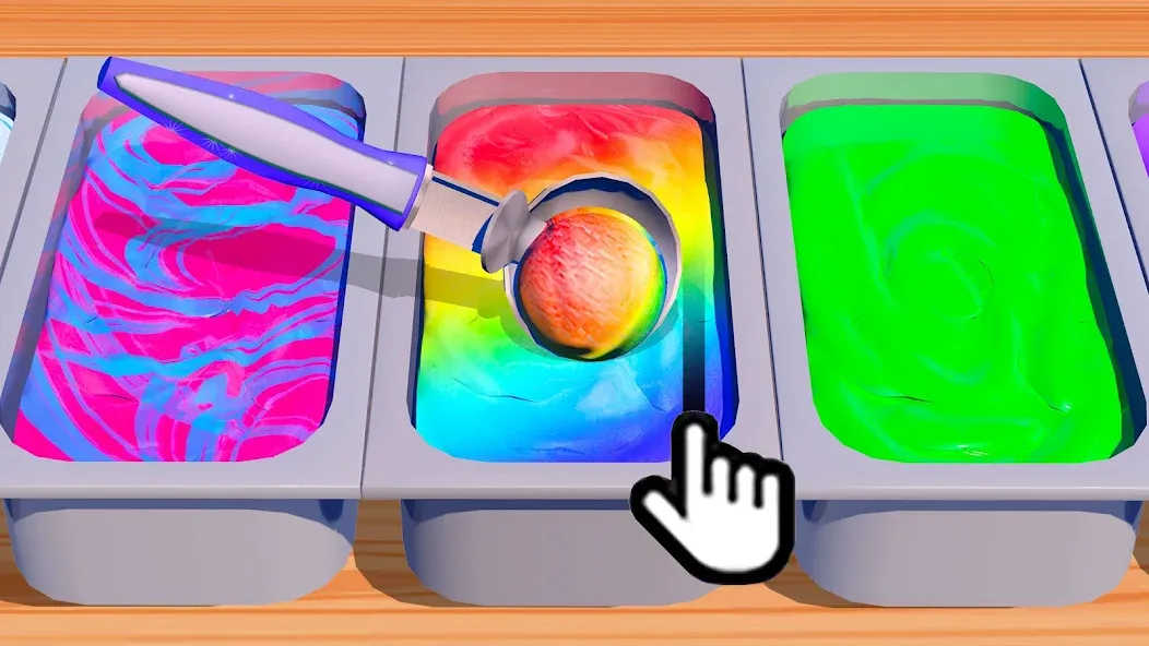 Ice Cream Games: Rainbow Maker на Андроид — Все ингредиенты открыты — скриншот 3