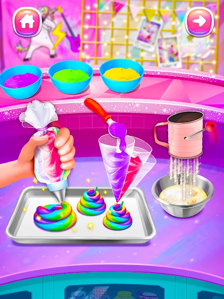 Girl Games: Unicorn Cooking — Взломанная версия (Все открыто) — скриншот 2