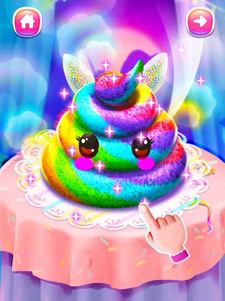 Girl Games: Unicorn Cooking — Взломанная версия (Все открыто) — скриншот 4