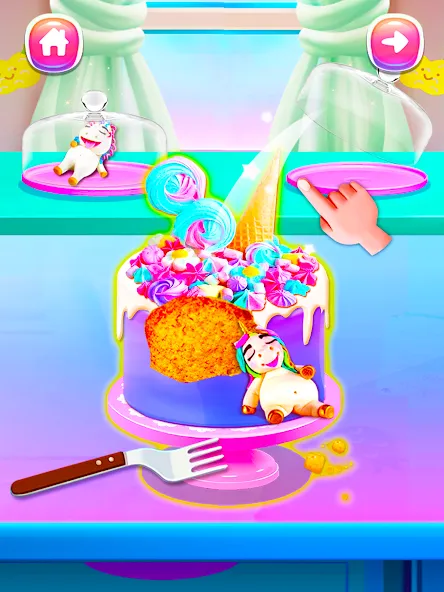 Girl Games: Unicorn Cooking — Взломанная версия (Все открыто) — скриншот 5