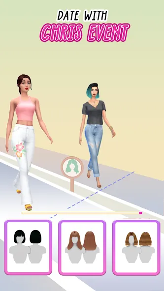 Скачать взломанную Fashion Battle - Girl Dress Up — Много денег и без рекламы — скриншот 5