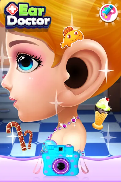 Скачать Ear Doctor (Мод: Много денег) на Андроид — скриншот 4 Скачать Ear Doctor (Мод: Много денег) на Андроид — скриншот 4