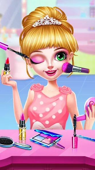 Скачать Princess Makeup Salon на Андроид — Все открыто — скриншот 2