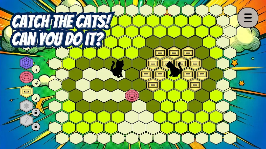 Trap the Cat Mod APK Бесконечные подсказки — Скачать на Андроид — скриншот 1