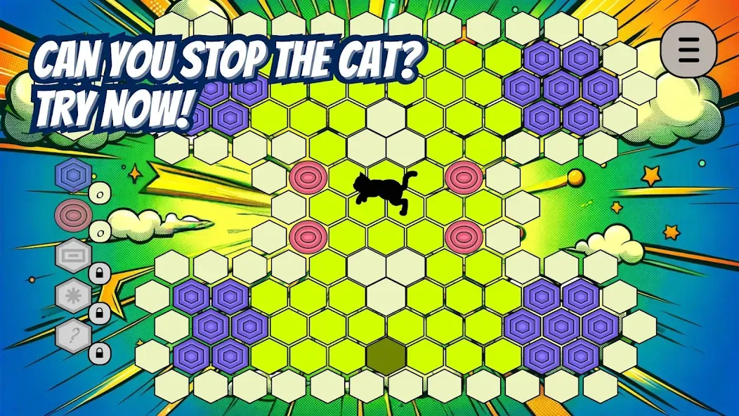 Trap the Cat Mod APK Бесконечные подсказки — Скачать на Андроид — скриншот 4