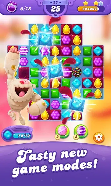 Candy Crush Friends Saga MOD APK — Много жизней и ходов — скриншот 1