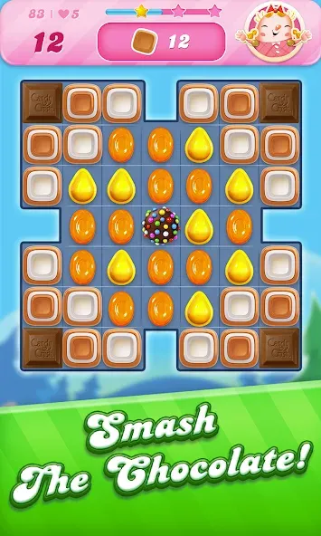 Скачать взломанную Candy Crush Saga — Много жизней и ходов — скриншот 4
