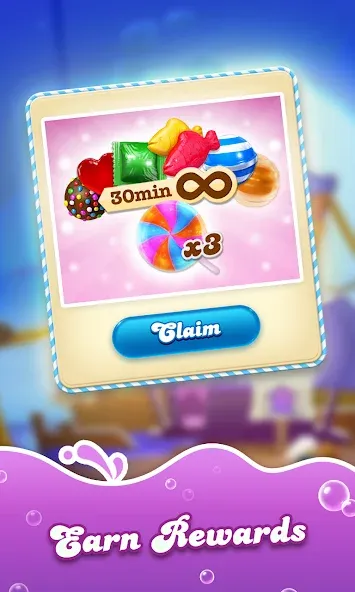 Скачать взломанную Candy Crush Soda Saga — Много жизней и ходов — скриншот 3