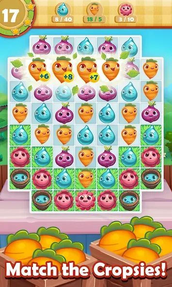 Скачать Farm Heroes Saga MOD APK — Много жизней и золота — скриншот 2 Скачать Farm Heroes Saga MOD APK — Много жизней и золота — скриншот 2