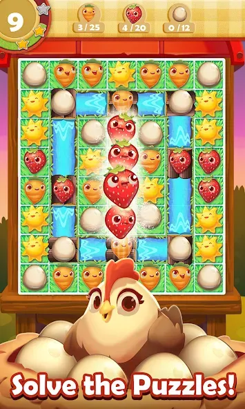 Скачать Farm Heroes Saga MOD APK — Много жизней и золота — скриншот 4 Скачать Farm Heroes Saga MOD APK — Много жизней и золота — скриншот 4