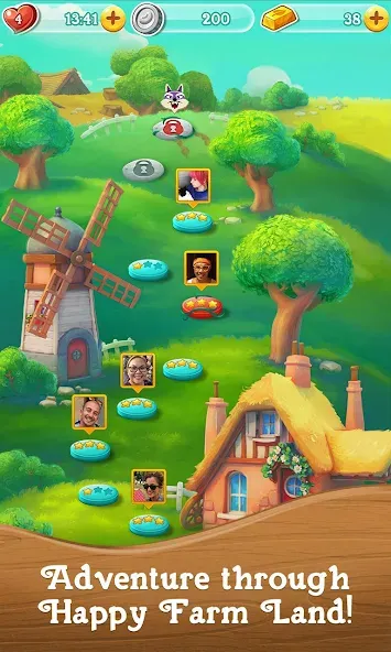 Farm Heroes Super Saga MOD APK — Много жизней и ходов — скриншот 4