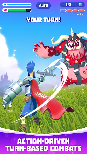 Knighthood - RPG Knights MOD — Много денег на Андроид — скриншот 1