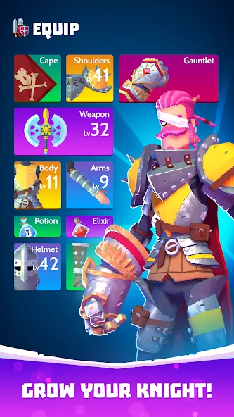 Knighthood - RPG Knights MOD — Много денег на Андроид — скриншот 3