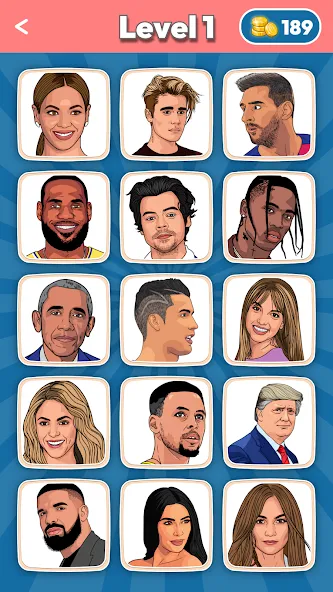 Скачать Guess the Celebrities MOD APK — Много денег — скриншот 1