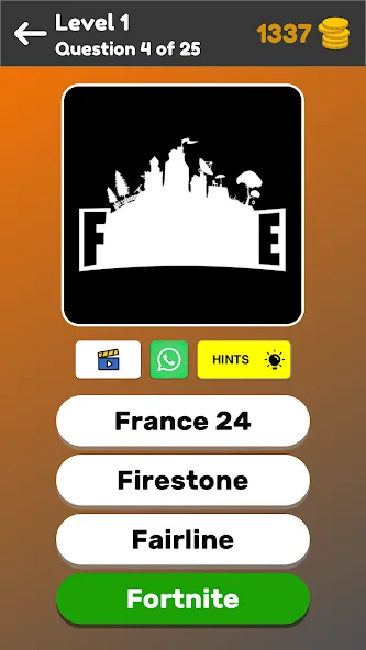 Logo Game: Multiple Choice на Андроид — Все уровни открыты и без рекламы — скриншот 4