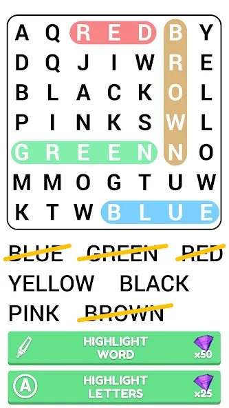 Скачать взломанную Word Search Puzzle Game — Все уровни открыты и нет рекламы — скриншот 2