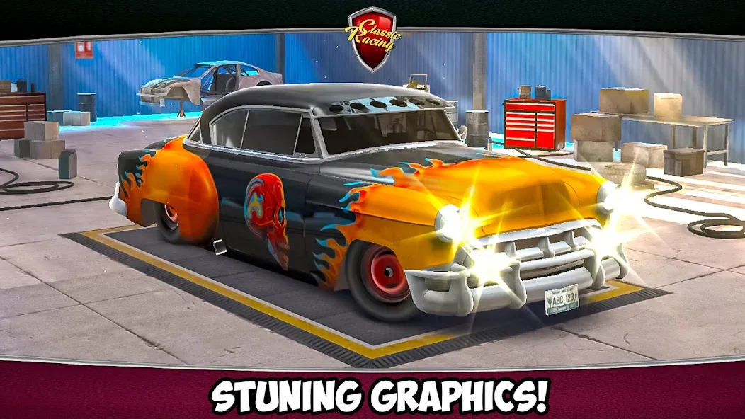 Скачать Classic Drag Racing Car Game — Модификация Много денег — скриншот 2