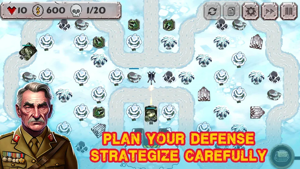 Скачать Battle Strategy: Tower Defense — Модификация Бесконечные деньги и кристаллы — скриншот 1