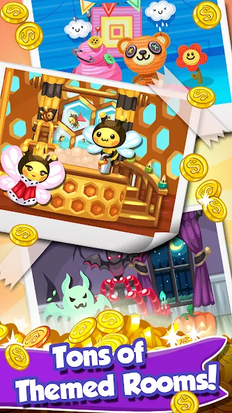 Взломанная Bingo PartyLand 2: Bingo Games на Андроид — Много денег и билетов — скриншот 4