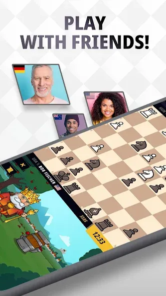Chess Universe : Play Online — Взломанная версия (Все стили разблокированы) — скриншот 1