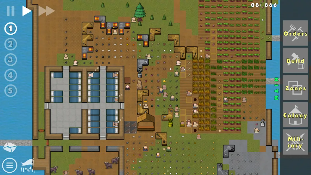 Going Deeper! : Colony Sim (Мод Много денег) — скриншот 2
