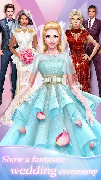Dream Wedding: Bride Dress Up MOD APK — Много денег — скриншот 2