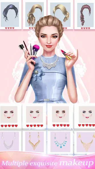 Dream Wedding: Bride Dress Up MOD APK — Много денег — скриншот 3