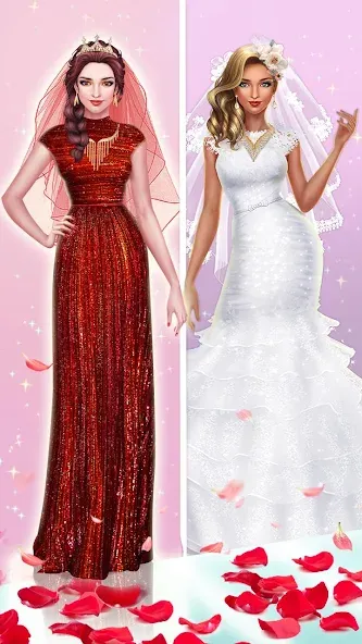 Dream Wedding: Bride Dress Up MOD APK — Много денег — скриншот 5
