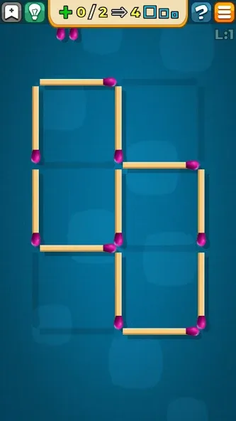 Скачать Matches Puzzle Game — Все уровни разблокированы — скриншот 2