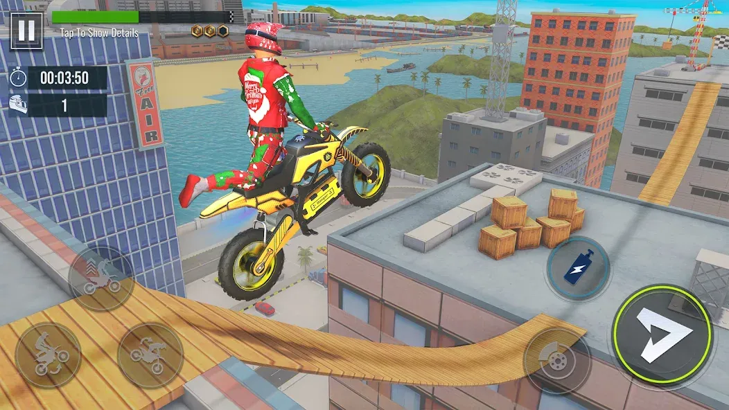 Bike Stunt : Motorcycle Game (Мод Много денег) — скриншот 2