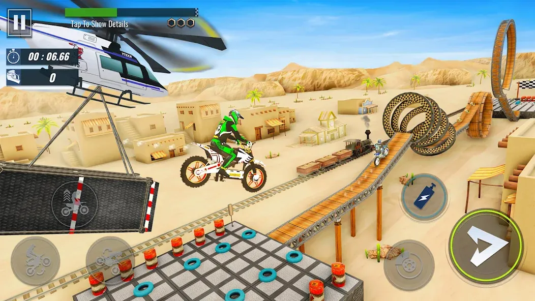 Bike Stunt : Motorcycle Game (Мод Много денег) — скриншот 5