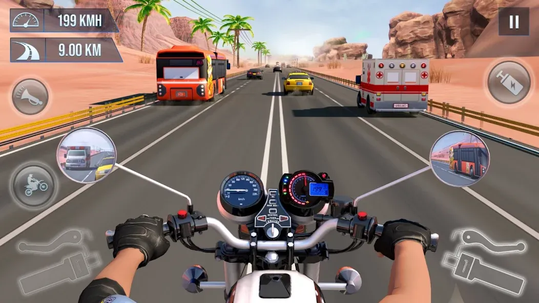 Moto World Tour: Bike Racing на Андроид — Мод Много денег — скриншот 1