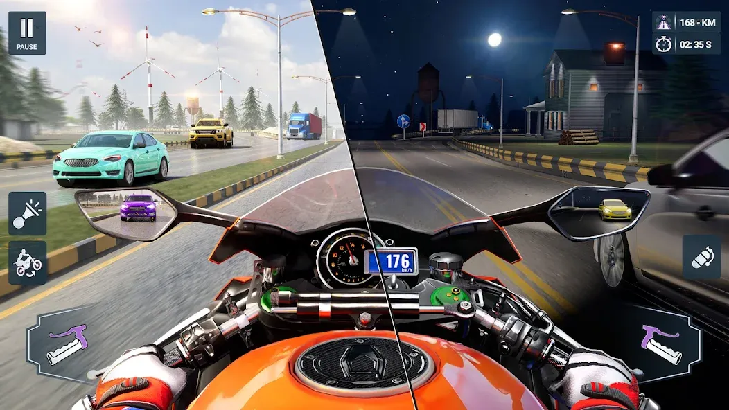 Moto World Tour: Bike Racing на Андроид — Мод Много денег — скриншот 3