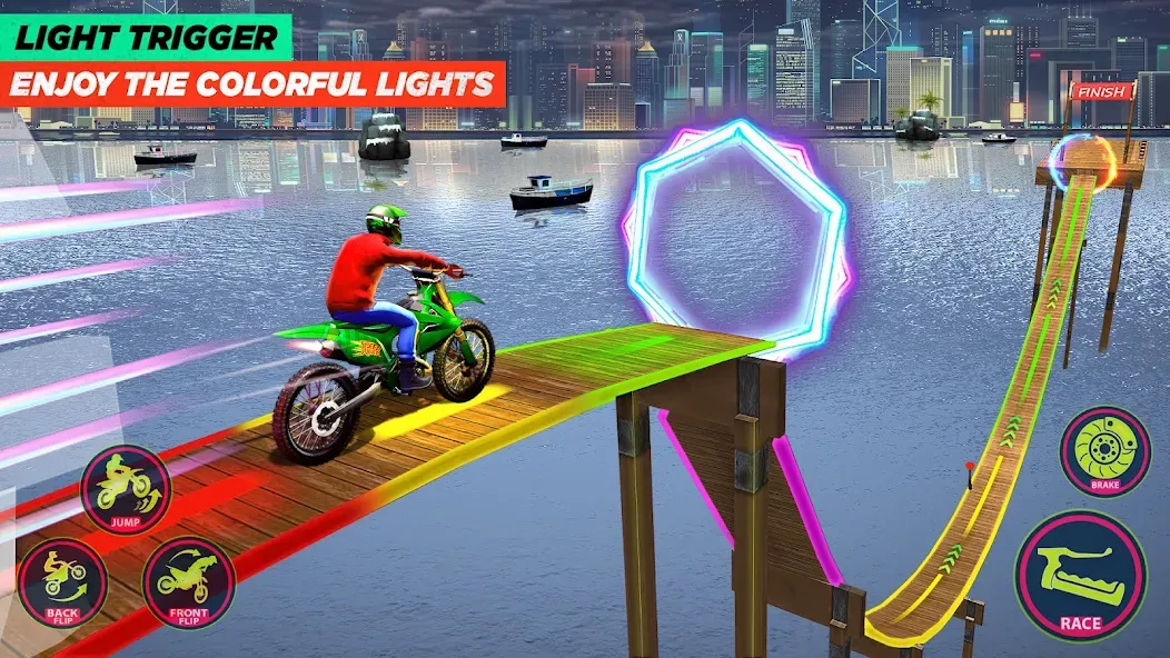 Скачать Bike Stunt Game: Tricks Master с модом — Много денег — скриншот 4