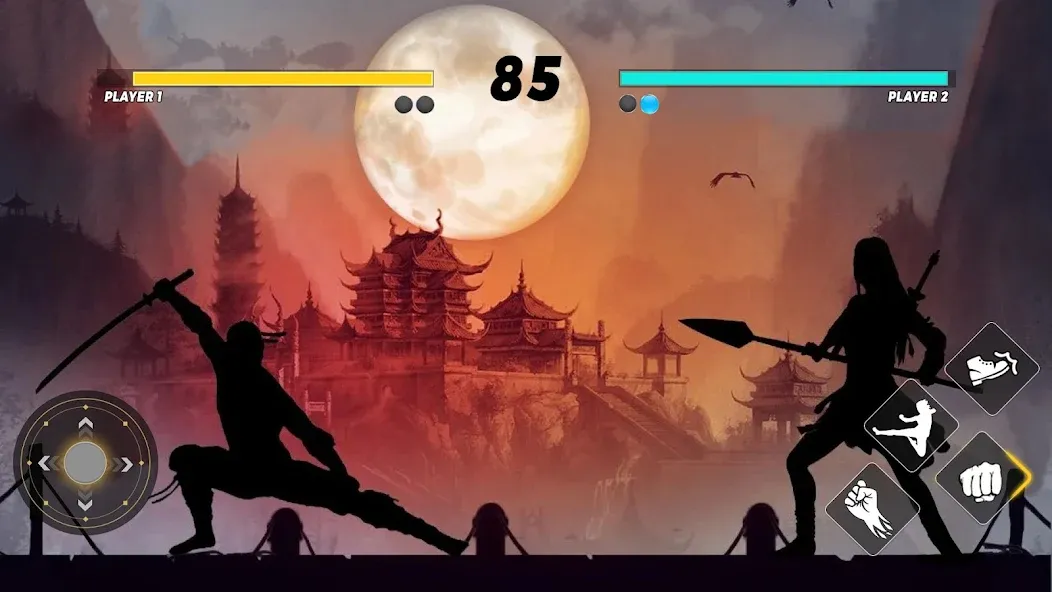 Скачать Sword Shadow Fighting Game 3D (Мод: Много денег) на Андроид — скриншот 2