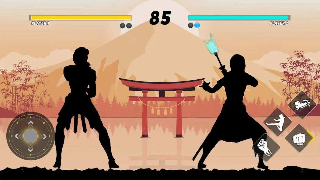 Скачать Sword Shadow Fighting Game 3D (Мод: Много денег) на Андроид — скриншот 4