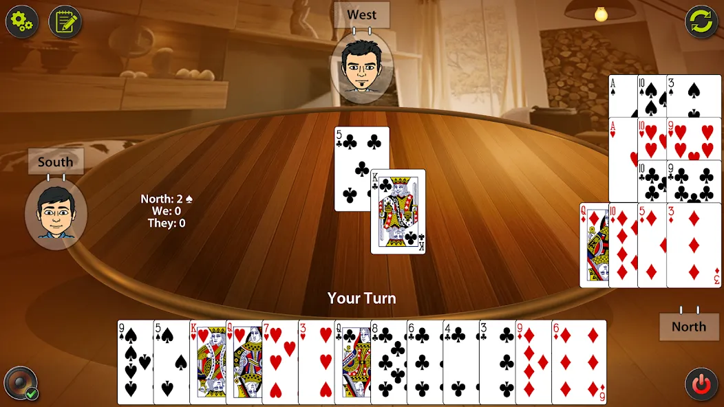 Скачать Auction Bridge & IB Card Game — Последняя версия (Все разблокировано) — скриншот 2