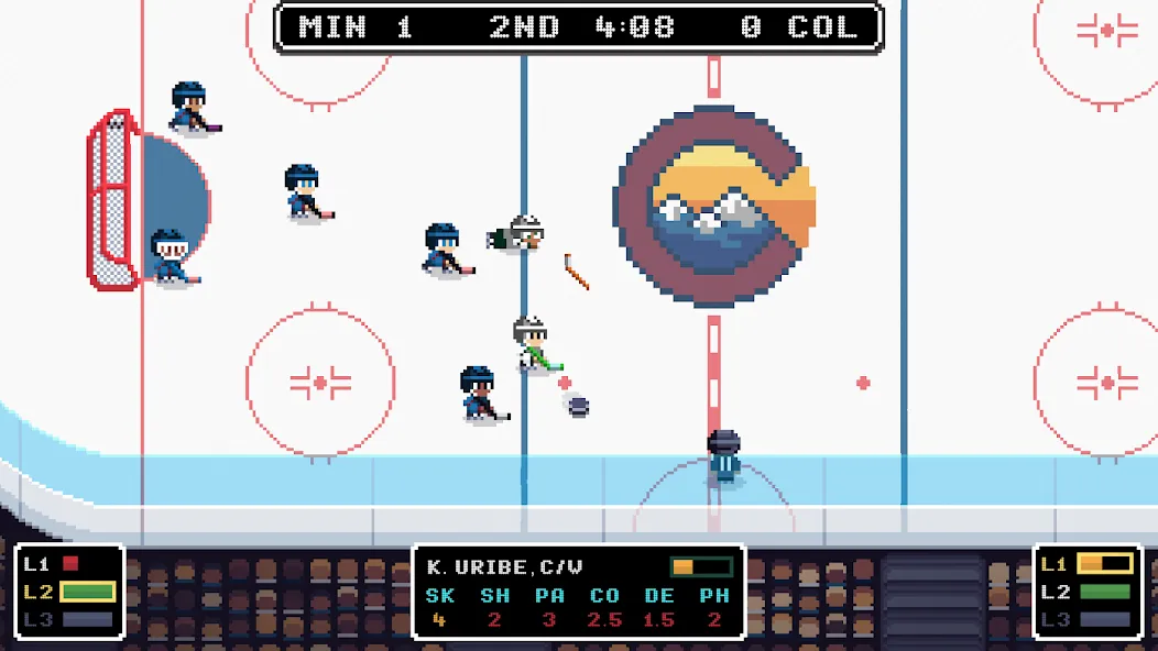 Скачать взломанную Ice League Hockey — Много денег и бесконечная выносливость — скриншот 3