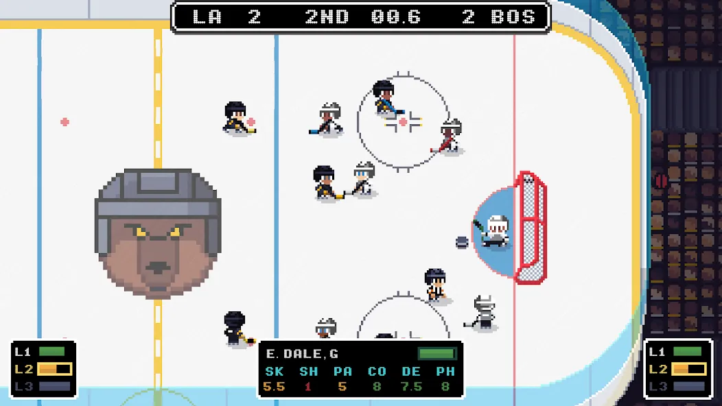 Скачать взломанную Ice League Hockey — Много денег и бесконечная выносливость — скриншот 5