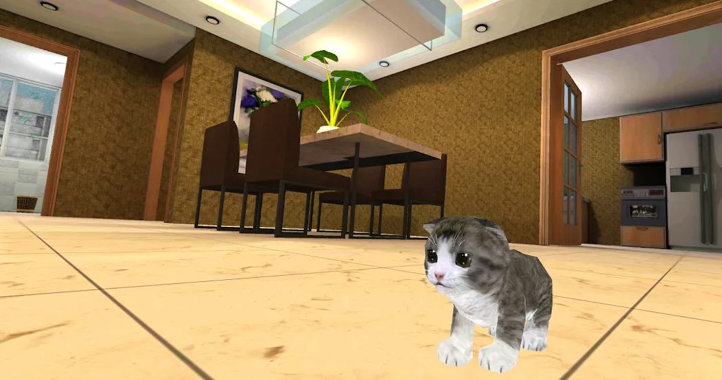 Скачать Kitten Cat Simulator 3D Craft (Мод: Много денег) на Андроид — скриншот 2