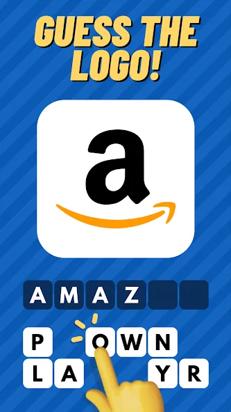 Скачать взлом Logo Quiz: Guess the Brand! на Андроид — Все подсказки разблокированы — скриншот 1