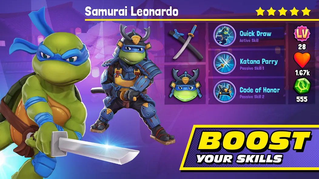 Скачать TMNT: Mutant Madness на Андроид — Бесплатные покупки — скриншот 2